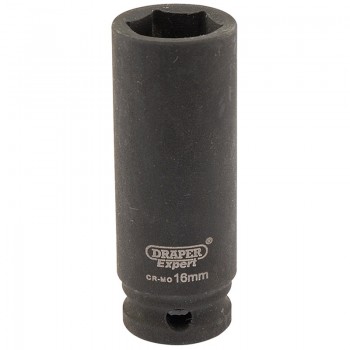 Expert HI-TORQ® 6 Point Deep Impact Socket, 3/8&rdquo; Sq. Dr., 16mm
