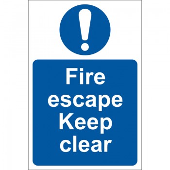 Fire Escape Keep Clear
