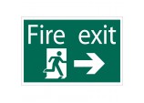 Fire Exit Arrow Right&rsquo; Safety Sign