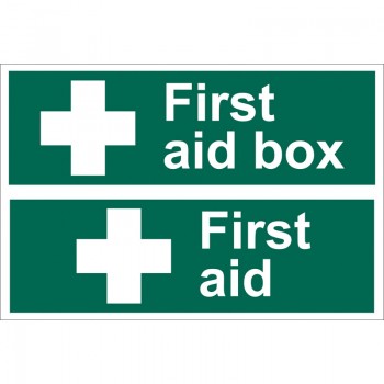 First Aid Box&rsquo; Safety Sign