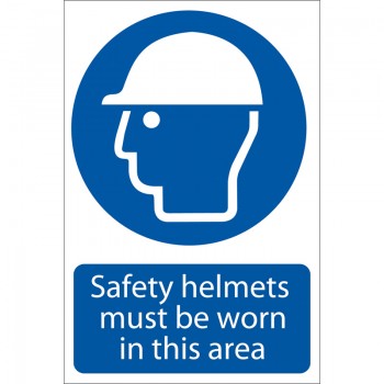 Safety Helmet Must Be Worn