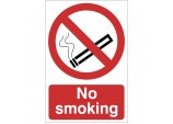 No Smoking&rsquo; Prohibition Sign, 400 x 600mm