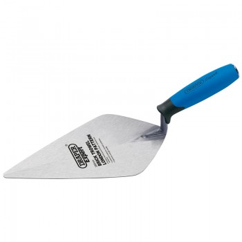 Soft Grip Stainless Steel London Pattern Brick Trowel, 275mm Soft Grip Stainless Steel London Pattern Brick Trowel, 275mm