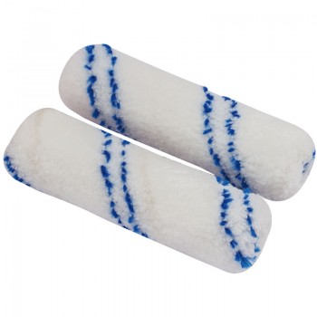 Microfibre Paint Roller Sleeves, 100mm (Pack of 2)