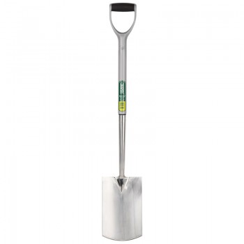 Extra Long Stainless Steel Garden Spade with Soft Grip Extra Long Stainless Steel Garden Spade with Soft Grip
