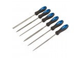 Soft Grip Needle File Set, 140mm (6 Piece)