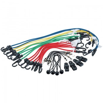 Assorted Bungee Pack with Storage Case (28 Piece)