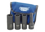 Wheel Nut Double Impact Socket Kit, 1/2&rdquo; Sq. Dr. (4 Piece)
