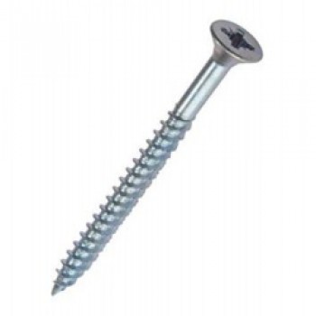 Countersunk Zp Screws, Pack of 10 - 3.5x30mm