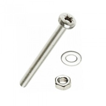 Machine Screws Nuts Washers, Pack of 10 - M4x40