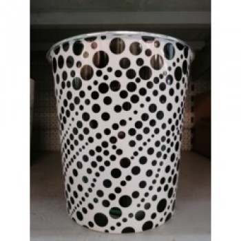 Waste Bin - Black Dots Waste Bin - Black Dots