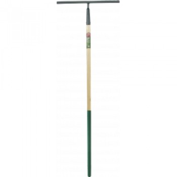Carbon Steel Garden Rake With Wooden Handle - Length: 132cm
