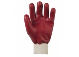 PVC Coated Waterproof Glove - Red 10-XL
