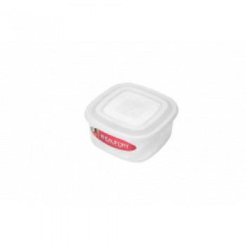 Square Food Container - 0.6L Clear