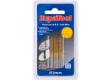 Titanium Coated HSS Drill Bits - 2x49mm 10 Piece