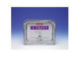 Foil Tray 2 Pack - 236mm x 297mm x 59mm