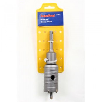 Core Drill & Arbor - 40mm