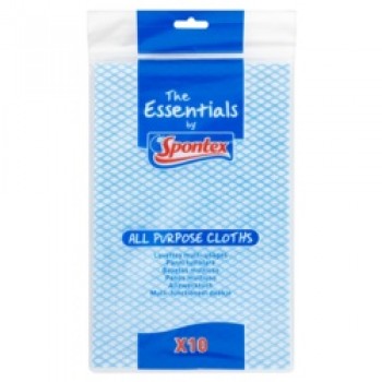 Essentials All Purpose Cloths - Pack 10 Essentials All Purpose Cloths - Pack 10