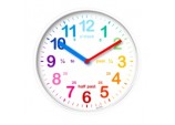 Wickford Kids Time Teach Clock 20cm - White