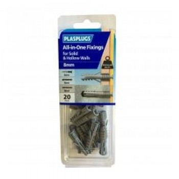 All In One Multi Purpose Fixings - 8mm Pack 20