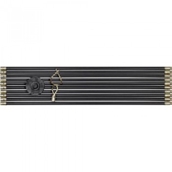 Drain Rod Set with Durable Polybag - 12 Piece