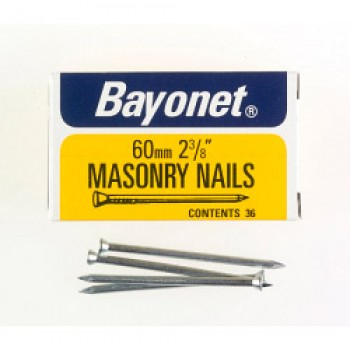 Masonry Nails - Zinc Plated (Box Pack) - 60mm