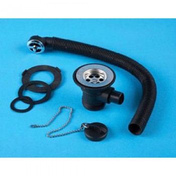 Comb W/Oflow for Sinks - 1 1/4