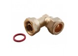 Compression Angle Tap Connector - 15mm x 1/2