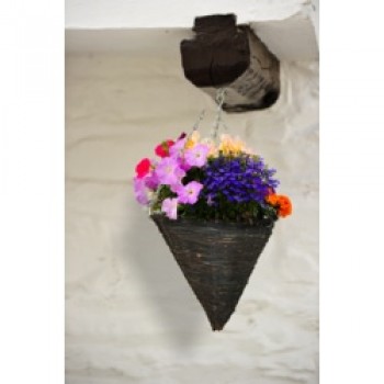 Willow Hanging Cone Basket - 14