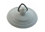 Self Park Plug White Rubber - Basin