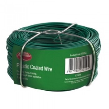Plastic Coated Wire - 0.8mm x 50m